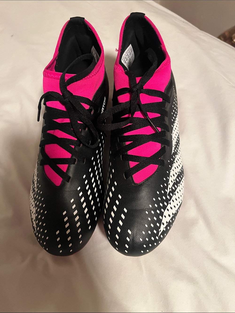 Adidas Predator Accuracy 4 Black Pink Soccer Cleats Boots